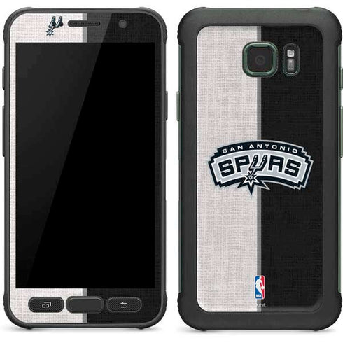 NBA San Antonio Spurs Canvas Galaxy S7 Active Skin