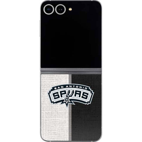 NBA San Antonio Spurs Canvas Galaxy Z Flip6 Skin