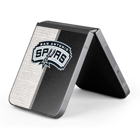 NBA San Antonio Spurs Canvas Galaxy Z Flip6 Skin