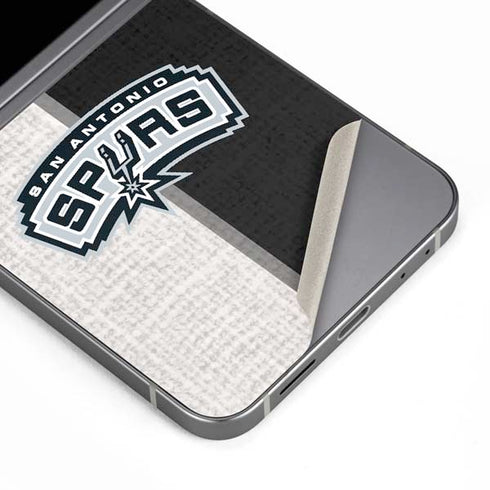 NBA San Antonio Spurs Canvas Galaxy Z Flip6 Skin