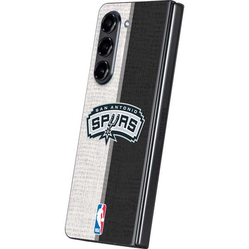 NBA San Antonio Spurs Canvas Galaxy Z Fold5 5G Skin
