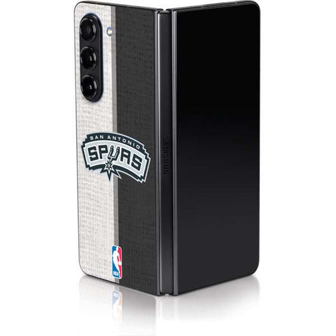 NBA San Antonio Spurs Canvas Galaxy Z Fold5 5G Skin