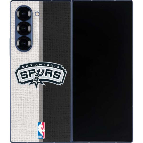 NBA San Antonio Spurs Canvas Galaxy Z Fold6 Skin