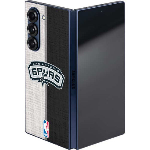 NBA San Antonio Spurs Canvas Galaxy Z Fold6 Skin