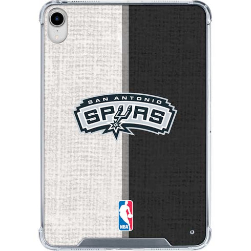 NBA San Antonio Spurs Canvas iPad 11th Gen (2025) Clear Case