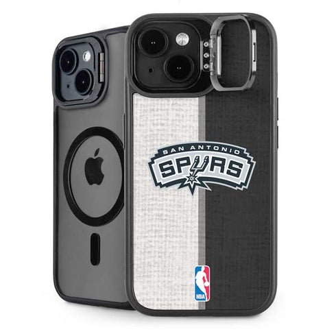 NBA San Antonio Spurs Canvas iPhone 14 Kickstand Case
