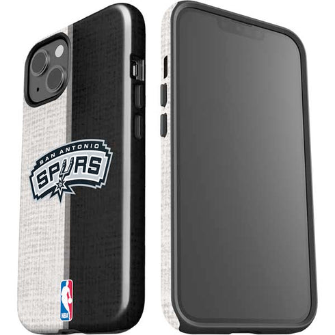 NBA San Antonio Spurs Canvas iPhone 15 Impact Case
