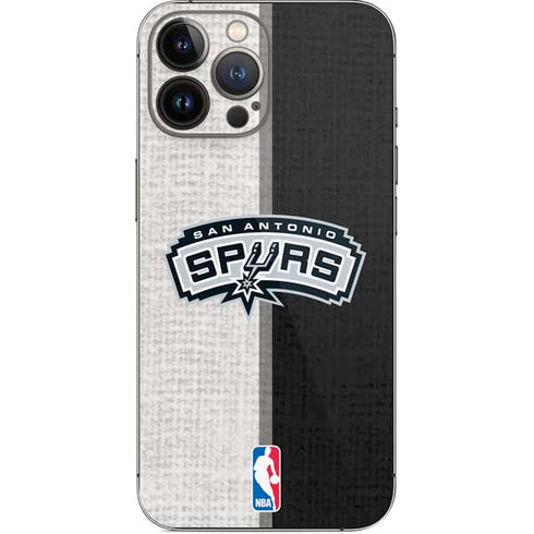 NBA San Antonio Spurs Canvas iPhone 15 Pro Max Skin