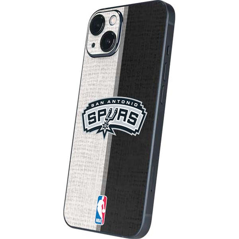 NBA San Antonio Spurs Canvas iPhone 15 Skin