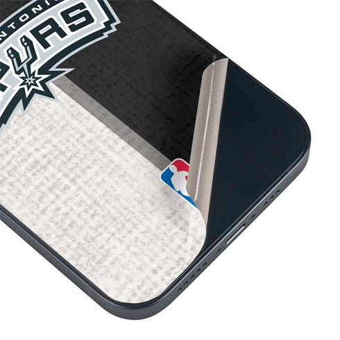 NBA San Antonio Spurs Canvas iPhone 15 Skin