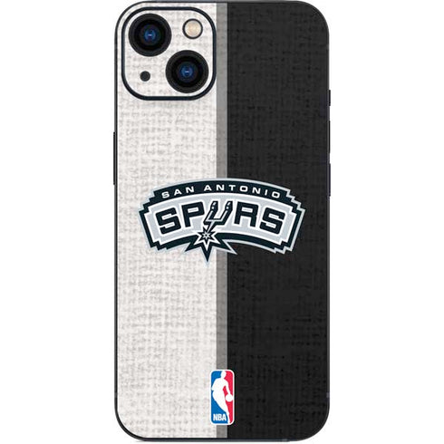 NBA San Antonio Spurs Canvas iPhone 15 Skin