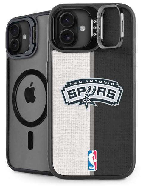 NBA San Antonio Spurs Canvas iPhone 16 Kickstand Case