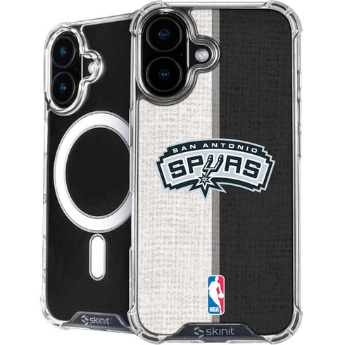 NBA San Antonio Spurs Canvas iPhone 16 MagSafe Case