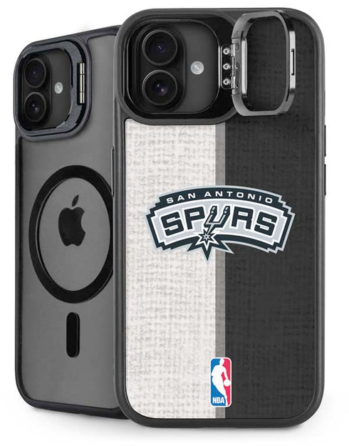 NBA San Antonio Spurs Canvas iPhone 16 Plus Kickstand Case