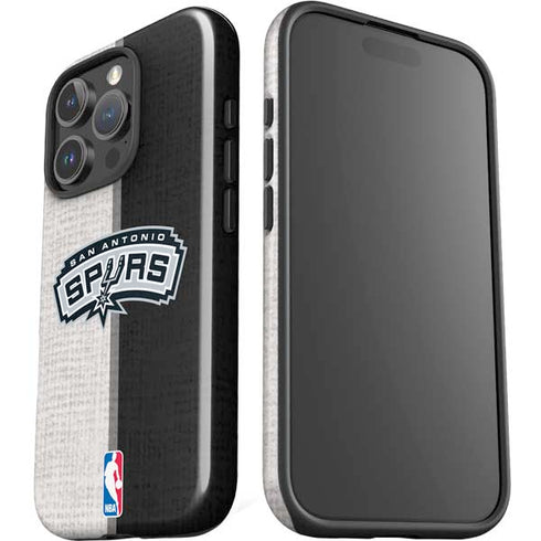 NBA San Antonio Spurs Canvas iPhone 16 Pro Impact Case