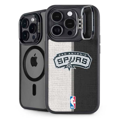 NBA San Antonio Spurs Canvas iPhone 16 Pro Kickstand Case