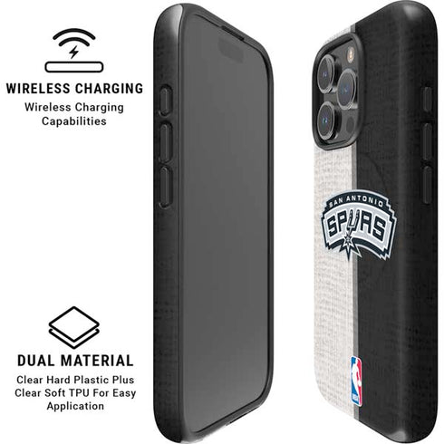 NBA San Antonio Spurs Canvas iPhone 16 Pro Max Magsafe Impact Case