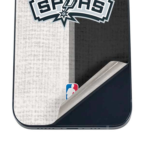 NBA San Antonio Spurs Canvas iPhone 16 Skin