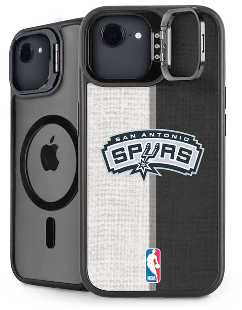 NBA San Antonio Spurs Canvas iPhone 16e Kickstand Case