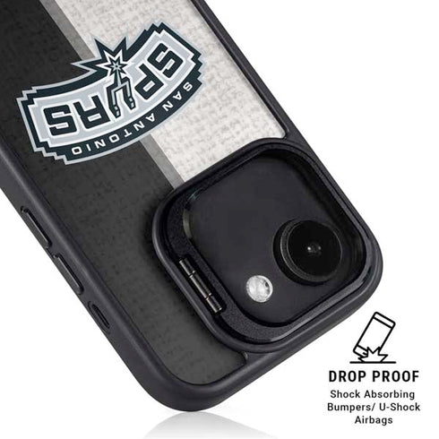 NBA San Antonio Spurs Canvas iPhone 16e Kickstand Case