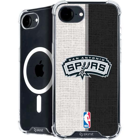 NBA San Antonio Spurs Canvas iPhone 16e MagSafe Case