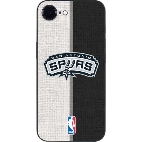 NBA San Antonio Spurs Canvas iPhone 16e Skin
