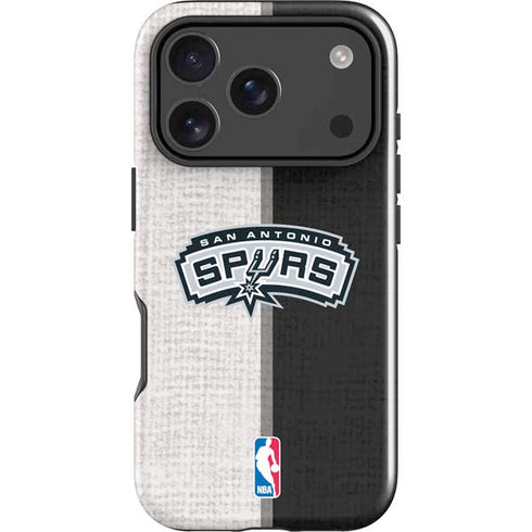 NBA San Antonio Spurs Canvas iPhone 18 Pro Max Impact Case