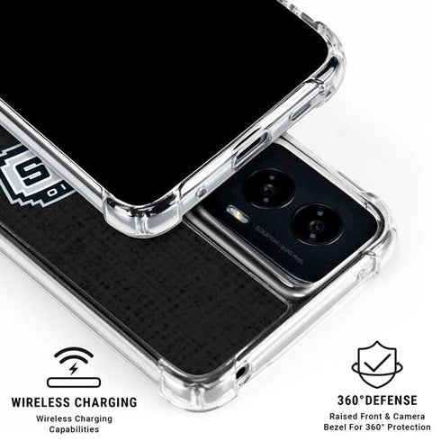 NBA San Antonio Spurs Canvas Moto G Power 5G (2024) Clear Case