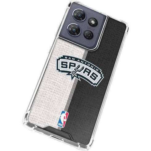 NBA San Antonio Spurs Canvas Moto G Power 5G (2025) Clear Case