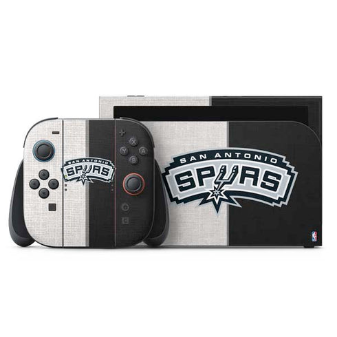 NBA San Antonio Spurs Canvas Nintendo Switch 2 (2025) with Joy-Con Skin