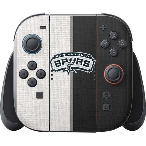 NBA San Antonio Spurs Canvas Nintendo Switch 2 (2025) with Joy-Con Skin