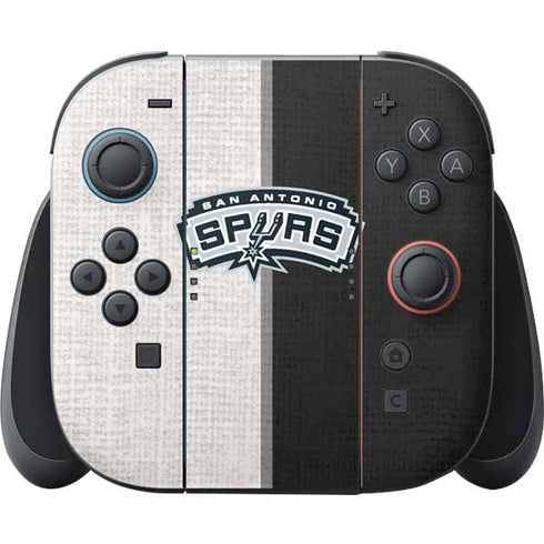 NBA San Antonio Spurs Canvas Nintendo Skins