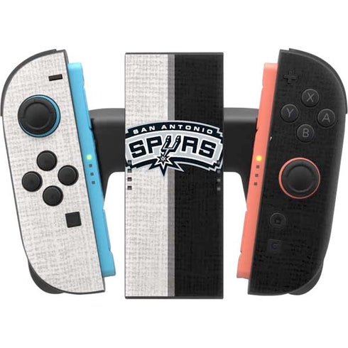 NBA San Antonio Spurs Canvas Nintendo Switch 2 (2025) Joy-Con Controller Skin