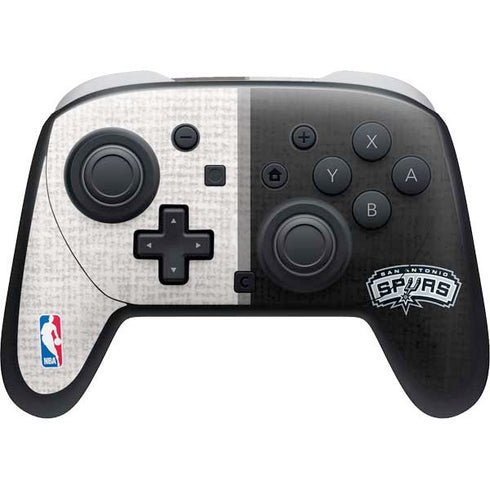 NBA San Antonio Spurs Canvas Nintendo Switch 2 (2025) Pro Controller Skin