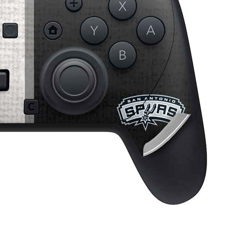 NBA San Antonio Spurs Canvas Nintendo Switch 2 (2025) Pro Controller Skin