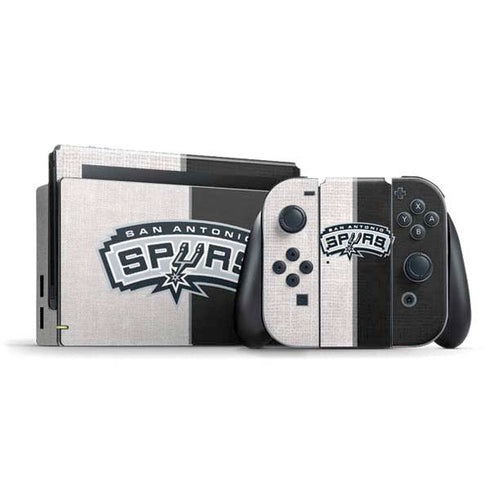 NBA San Antonio Spurs Canvas Nintendo Skins