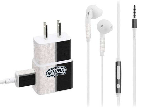 NBA San Antonio Spurs Canvas Phone Charger Skin
