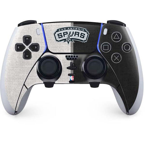 NBA San Antonio Spurs Canvas PS5 DualSense Edge Pro Controller Skin