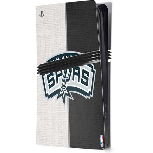 NBA San Antonio Spurs Canvas PS5 Pro Console Skin