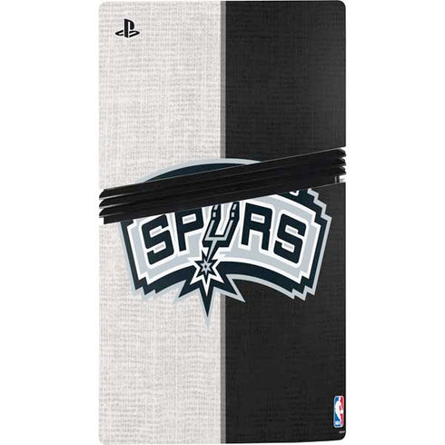 NBA San Antonio Spurs Canvas PS5 Pro Console Skin