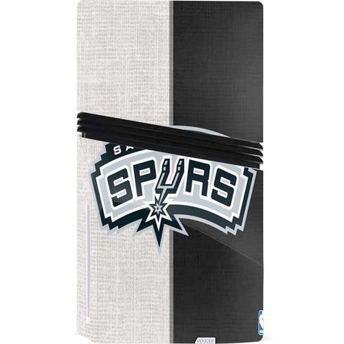 NBA San Antonio Spurs Canvas PS5 Pro Disk Console Skin