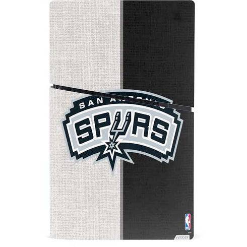NBA San Antonio Spurs Canvas PS5 Slim Digital Edition Console Skin