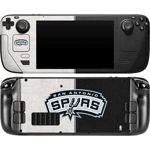 NBA San Antonio Spurs Canvas Steam Deck Handheld Gaming Computer Skin