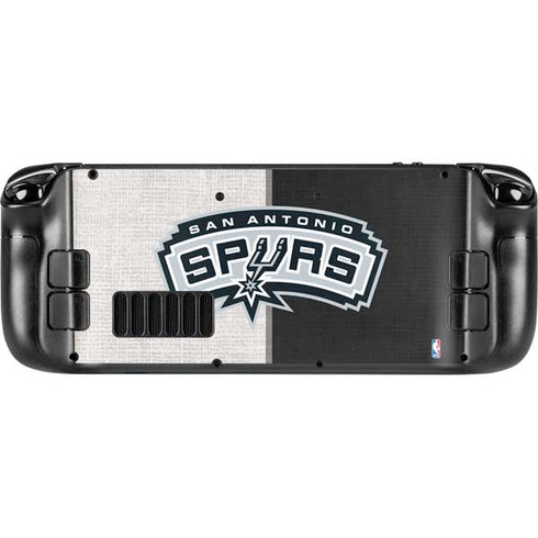 NBA San Antonio Spurs Canvas Steam Deck Handheld Gaming Computer Skin