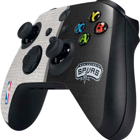 NBA San Antonio Spurs Canvas Xbox Series X Controller Skin