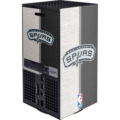 NBA San Antonio Spurs Canvas XBox Series X Digital Edition Console Skin