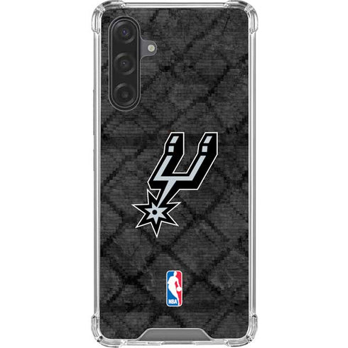 NBA San Antonio Spurs Dark Rust Galaxy A17 Clear Case