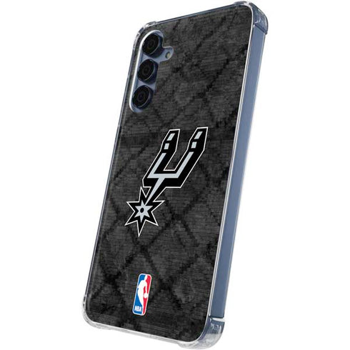 NBA San Antonio Spurs Dark Rust Galaxy A35 5G Clear Case