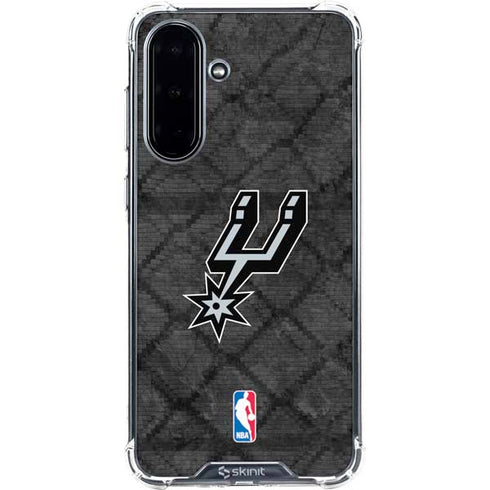 NBA San Antonio Spurs Dark Rust Galaxy A36 5G Clear Case