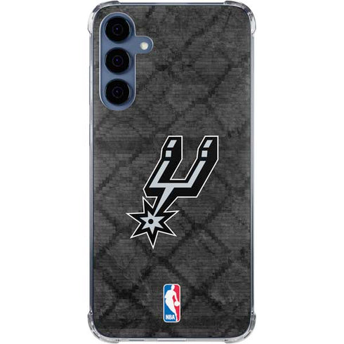 NBA San Antonio Spurs Dark Rust Galaxy A55 5G Clear Case
